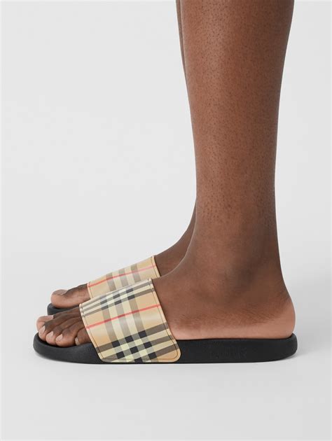 burberry slide|Burberry slides for men.